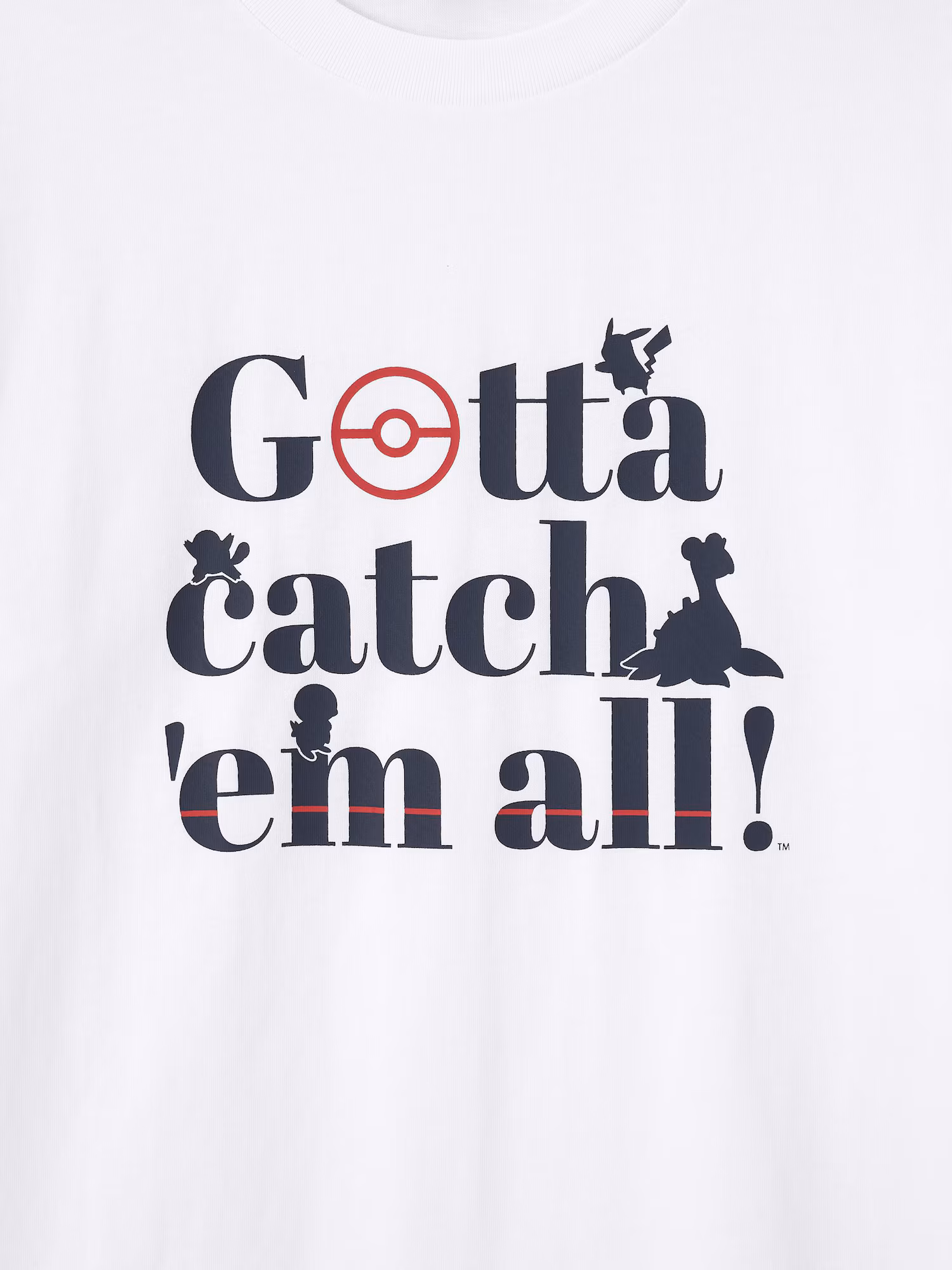 Classic Pokémon graphic T-shirt from Japan