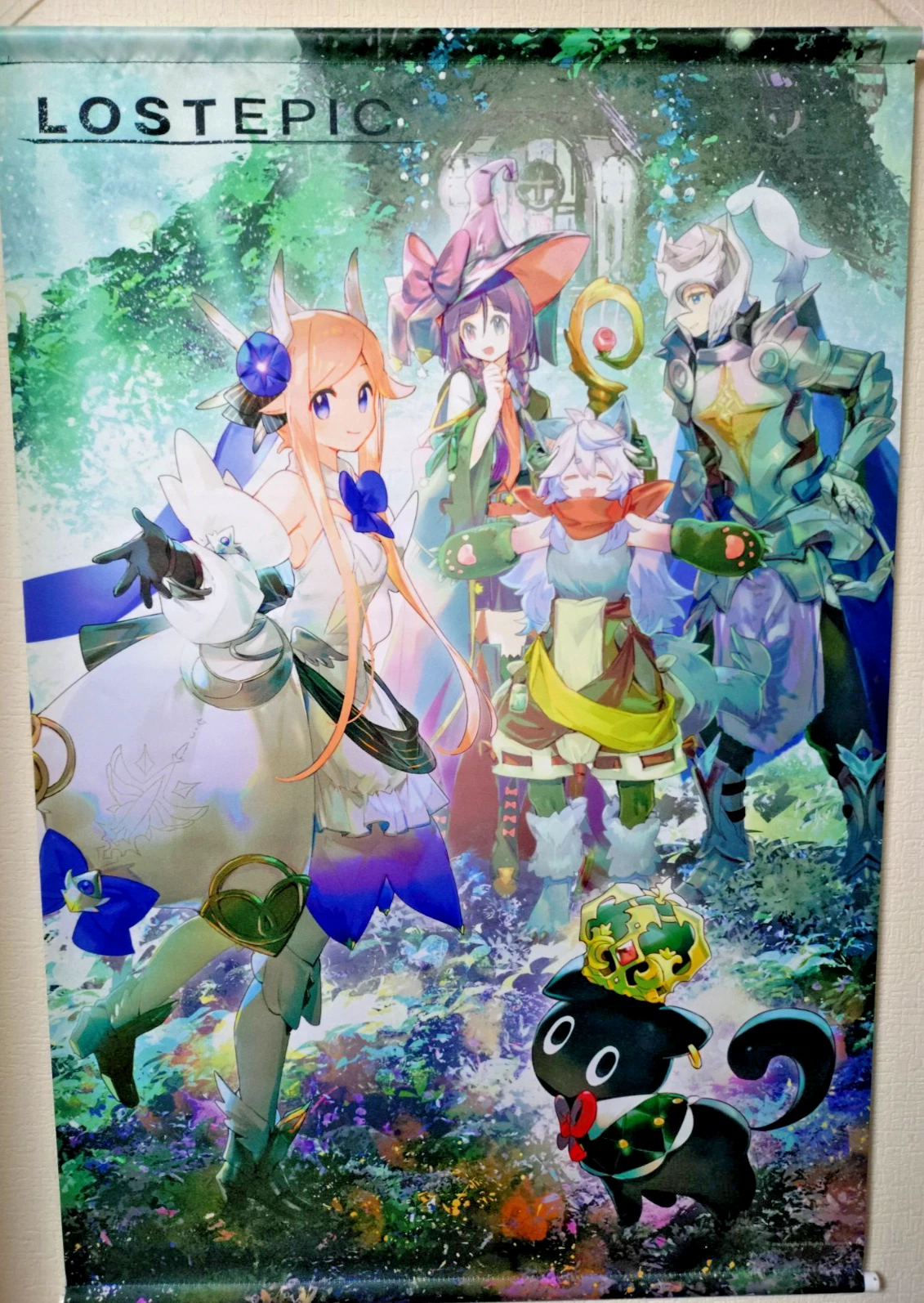LOST EPIC Original B2 Tapestry Famitsu DX Pack Limited Bonus Japan Rare