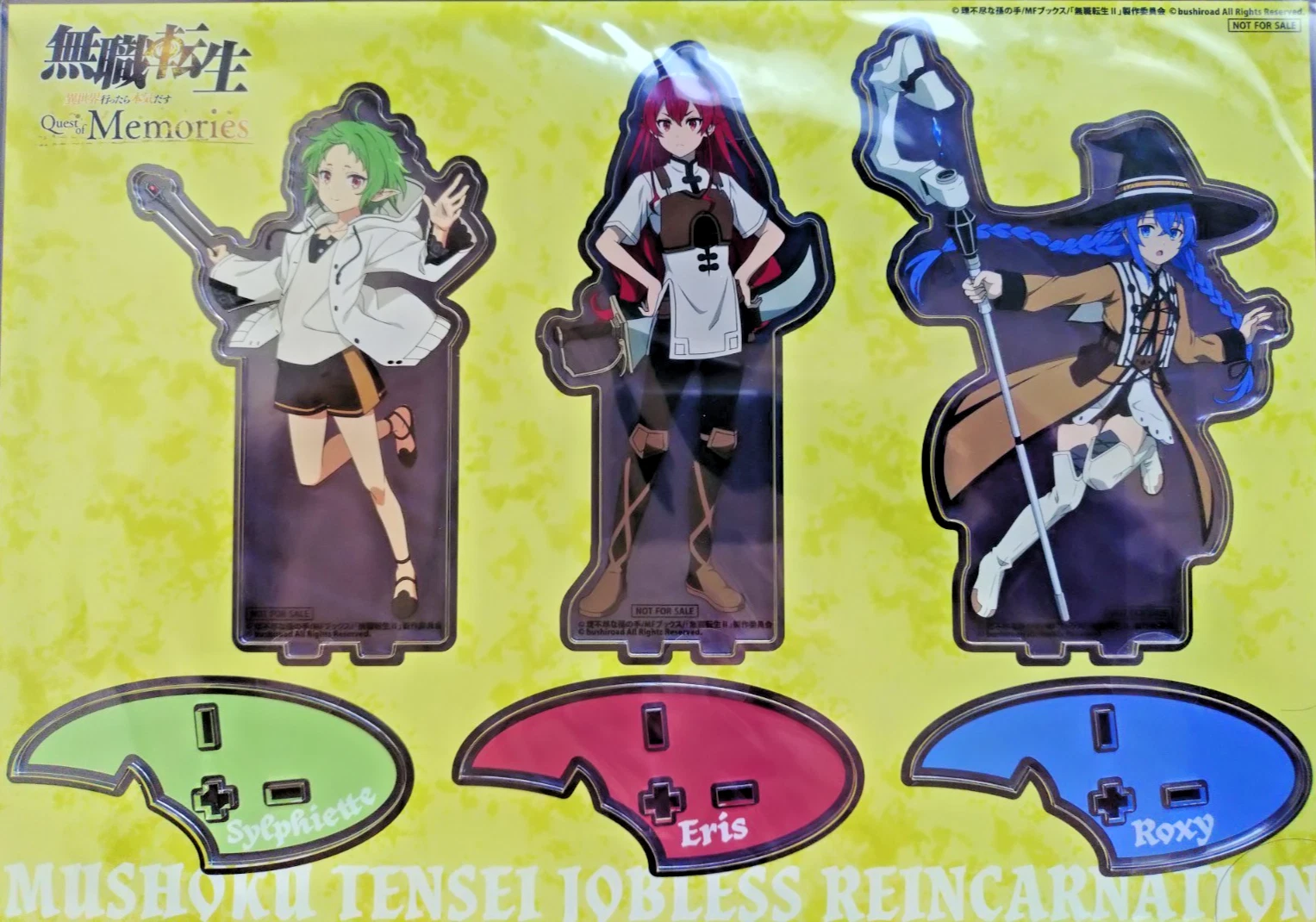 Mushoku Tensei Quest of Memories Acrylic Figure Set Eris Roxy Sylphiette