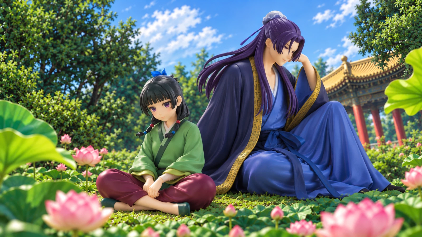 The Apothecary Diaries Break Time Collection Vol.1 & Vol.2 Maomao Jinshi Set Banpresto Japan